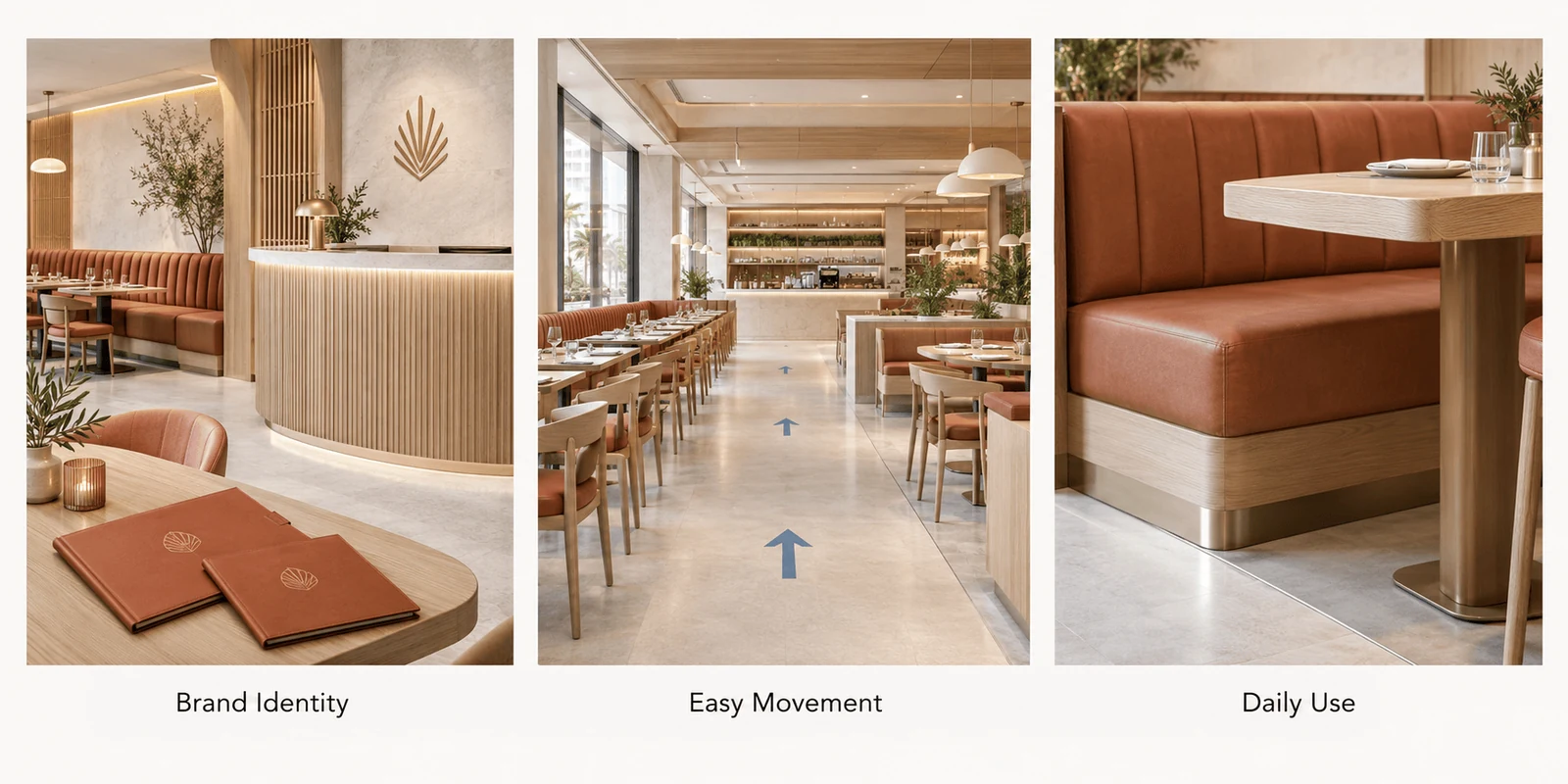 hospitality interior design dubai showing brand identity easy movement and daily use